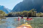 Milford Sound Scenic Flight with Cruise and Kayak Tour