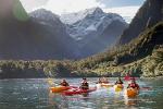 Milford Sound Coach, Nature Cruise and Kayak with buffet lunch