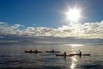 Sunset kayak tour to Rangitito Island